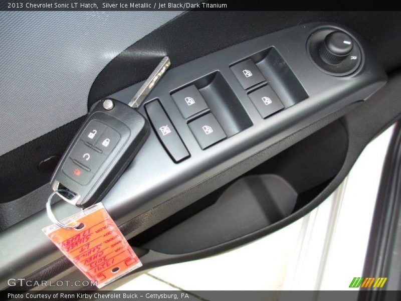 Silver Ice Metallic / Jet Black/Dark Titanium 2013 Chevrolet Sonic LT Hatch