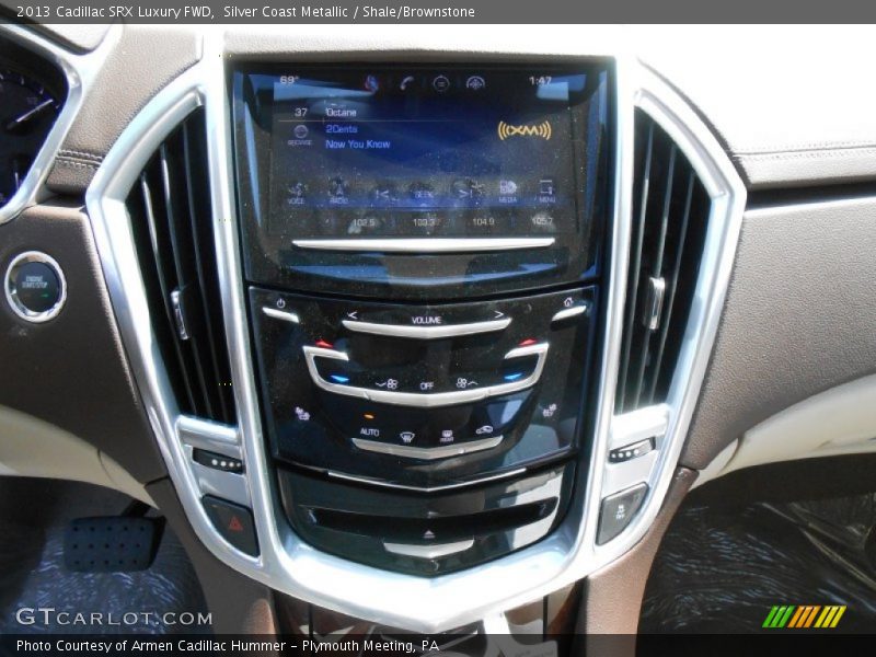Silver Coast Metallic / Shale/Brownstone 2013 Cadillac SRX Luxury FWD