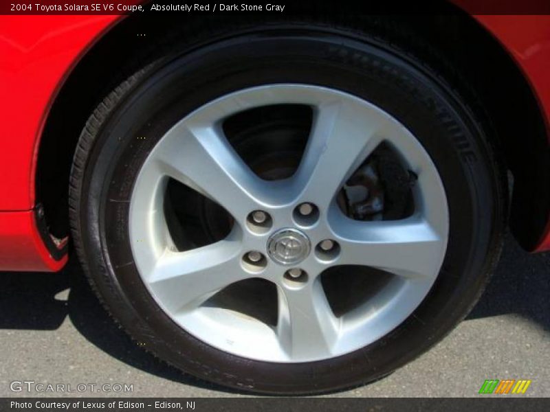 Absolutely Red / Dark Stone Gray 2004 Toyota Solara SE V6 Coupe