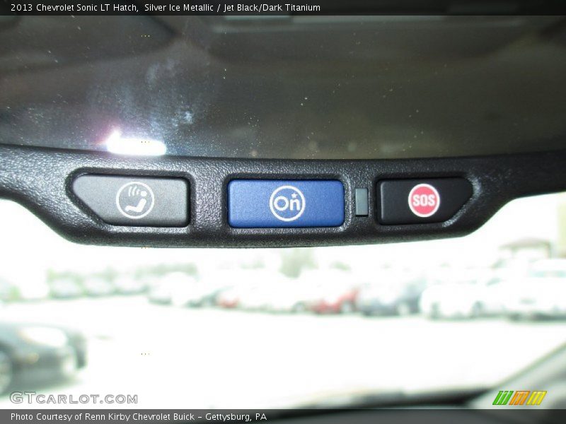 Silver Ice Metallic / Jet Black/Dark Titanium 2013 Chevrolet Sonic LT Hatch