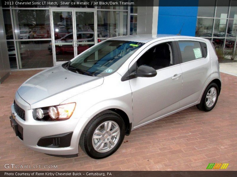 Silver Ice Metallic / Jet Black/Dark Titanium 2013 Chevrolet Sonic LT Hatch