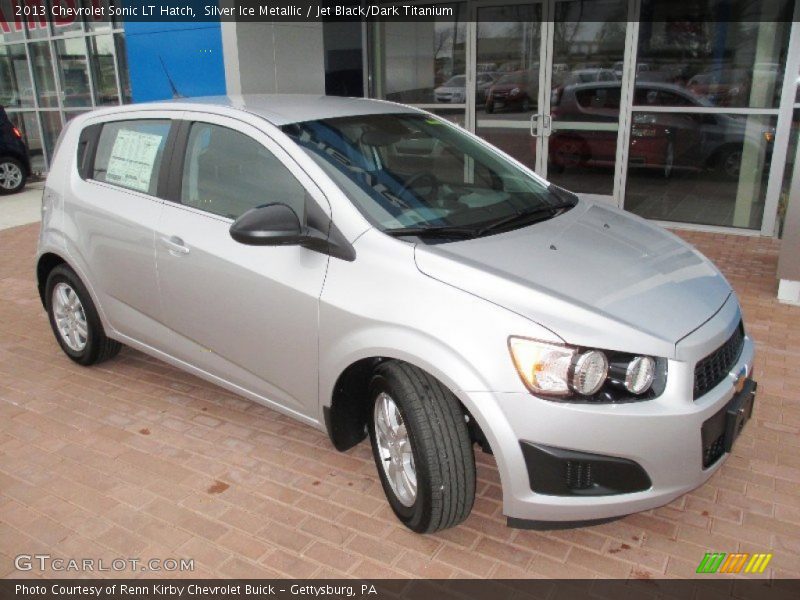 Silver Ice Metallic / Jet Black/Dark Titanium 2013 Chevrolet Sonic LT Hatch
