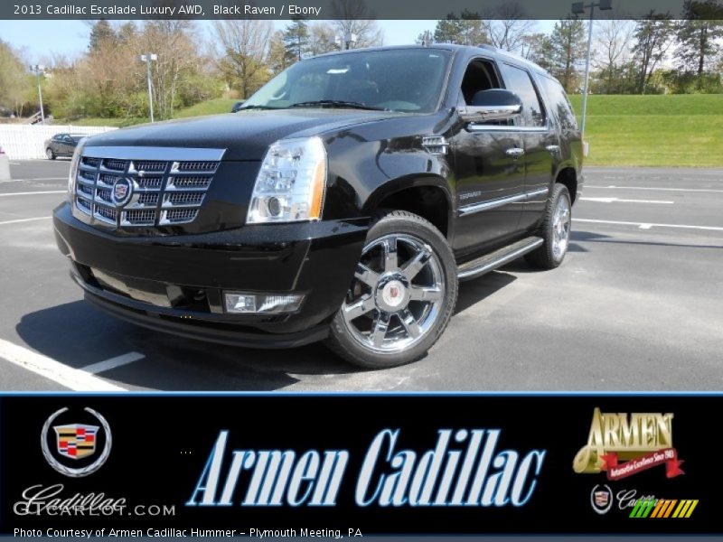 Black Raven / Ebony 2013 Cadillac Escalade Luxury AWD