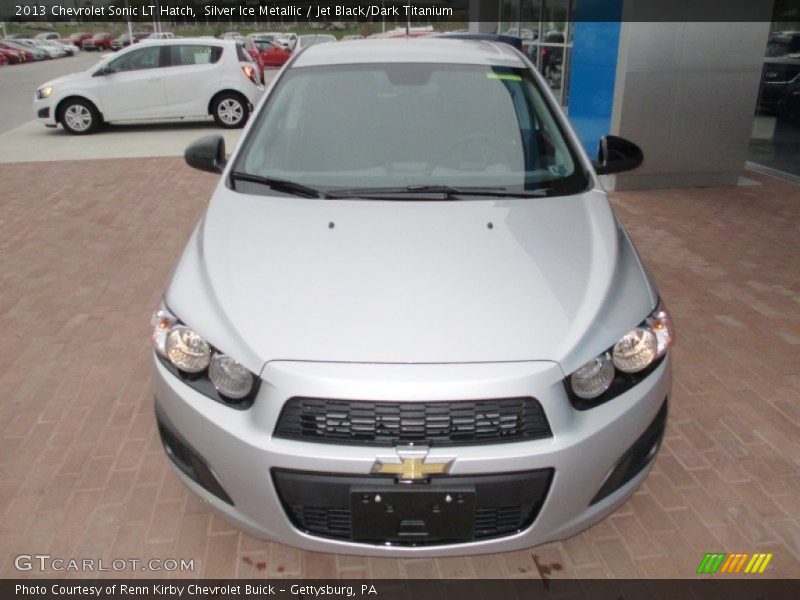 Silver Ice Metallic / Jet Black/Dark Titanium 2013 Chevrolet Sonic LT Hatch