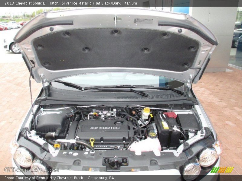 Silver Ice Metallic / Jet Black/Dark Titanium 2013 Chevrolet Sonic LT Hatch