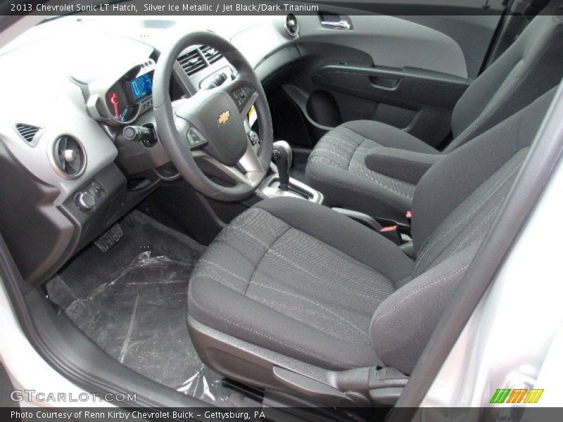 Silver Ice Metallic / Jet Black/Dark Titanium 2013 Chevrolet Sonic LT Hatch