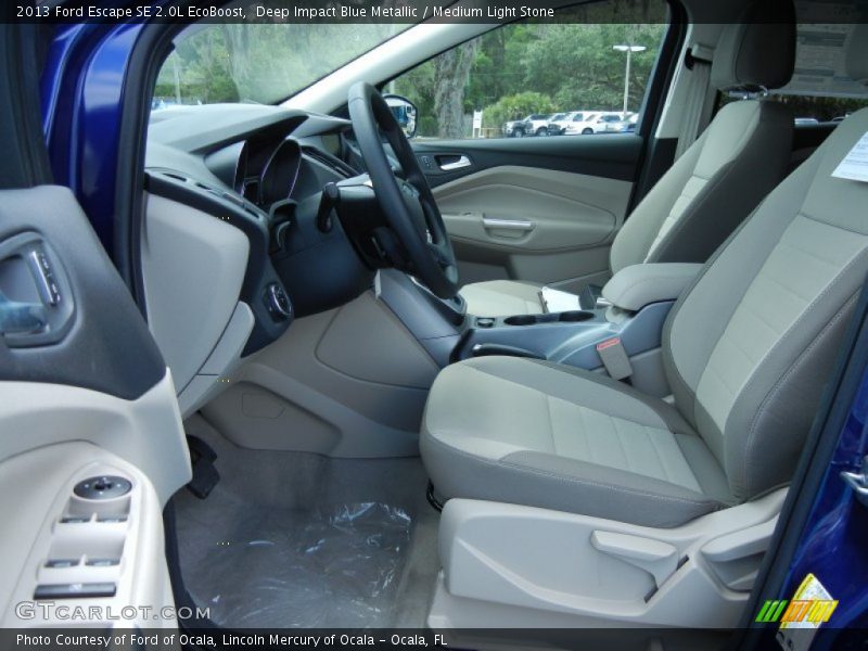 Deep Impact Blue Metallic / Medium Light Stone 2013 Ford Escape SE 2.0L EcoBoost