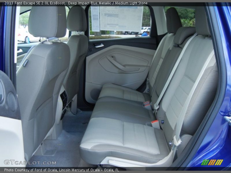 Deep Impact Blue Metallic / Medium Light Stone 2013 Ford Escape SE 2.0L EcoBoost