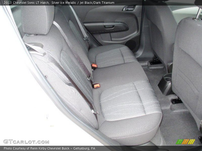 Silver Ice Metallic / Jet Black/Dark Titanium 2013 Chevrolet Sonic LT Hatch