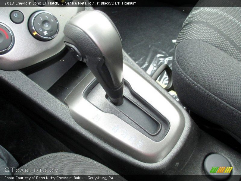 Silver Ice Metallic / Jet Black/Dark Titanium 2013 Chevrolet Sonic LT Hatch