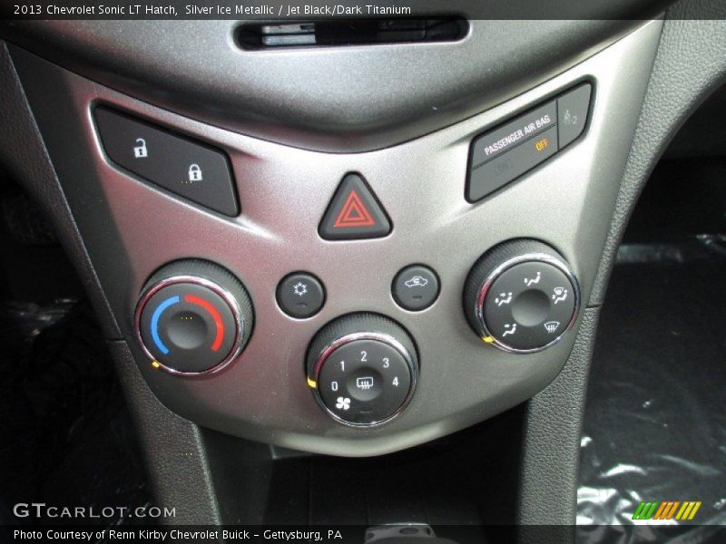 Silver Ice Metallic / Jet Black/Dark Titanium 2013 Chevrolet Sonic LT Hatch