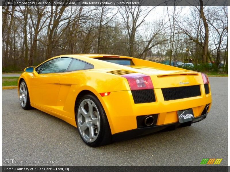 Giallo Midas (Yellow) / Nero Perseus 2004 Lamborghini Gallardo Coupe E-Gear