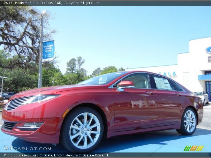 Ruby Red / Light Dune 2013 Lincoln MKZ 2.0L EcoBoost FWD