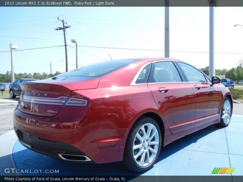 Ruby Red / Light Dune 2013 Lincoln MKZ 2.0L EcoBoost FWD