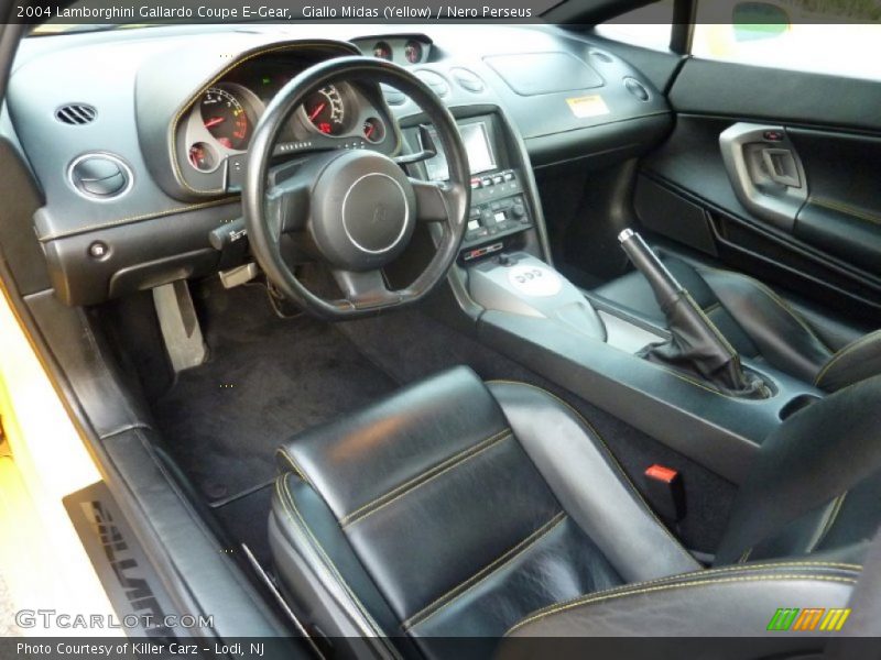 Nero Perseus Interior - 2004 Gallardo Coupe E-Gear 
