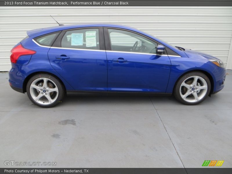  2013 Focus Titanium Hatchback Performance Blue