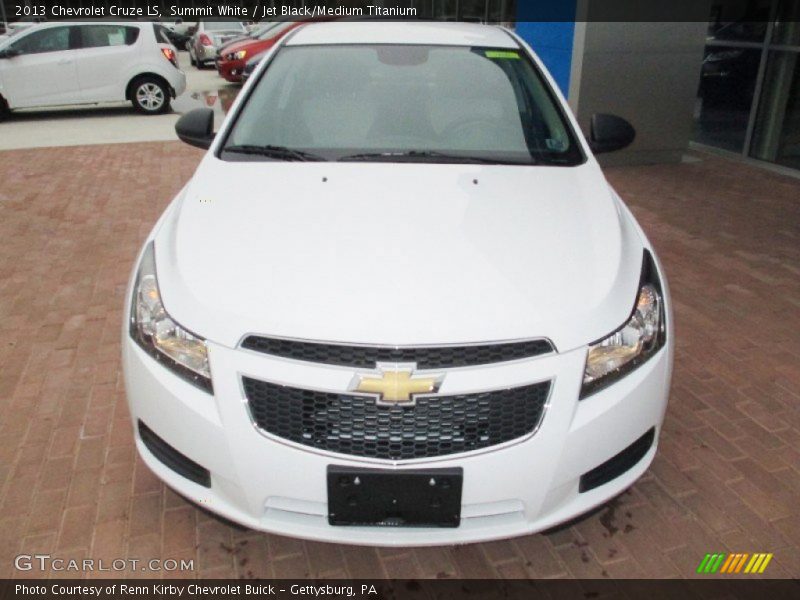 Summit White / Jet Black/Medium Titanium 2013 Chevrolet Cruze LS