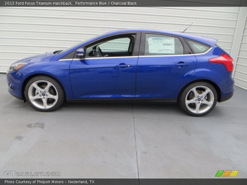  2013 Focus Titanium Hatchback Performance Blue