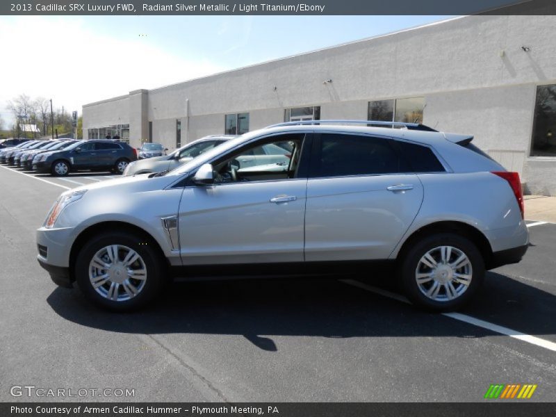 Radiant Silver Metallic / Light Titanium/Ebony 2013 Cadillac SRX Luxury FWD