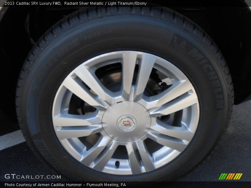 Radiant Silver Metallic / Light Titanium/Ebony 2013 Cadillac SRX Luxury FWD