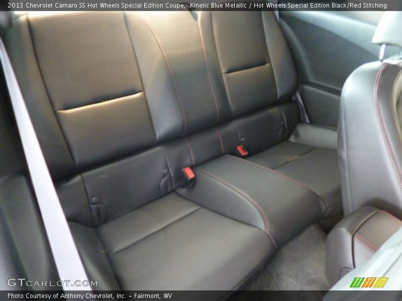 Rear Seat of 2013 Camaro SS Hot Wheels Special Edition Coupe