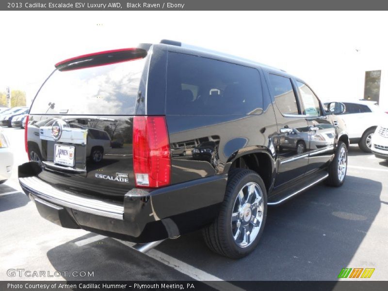 Black Raven / Ebony 2013 Cadillac Escalade ESV Luxury AWD