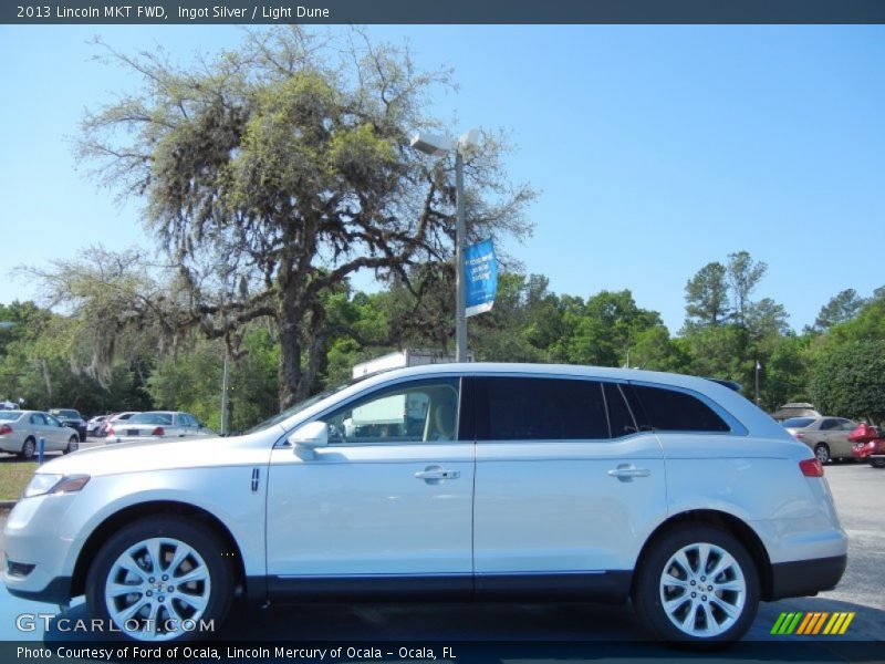 Ingot Silver / Light Dune 2013 Lincoln MKT FWD