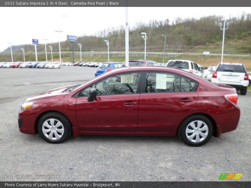 Camellia Red Pearl / Black 2013 Subaru Impreza 2.0i 4 Door