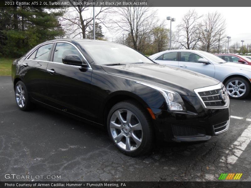 Black Raven / Jet Black/Jet Black Accents 2013 Cadillac ATS 2.0L Turbo AWD
