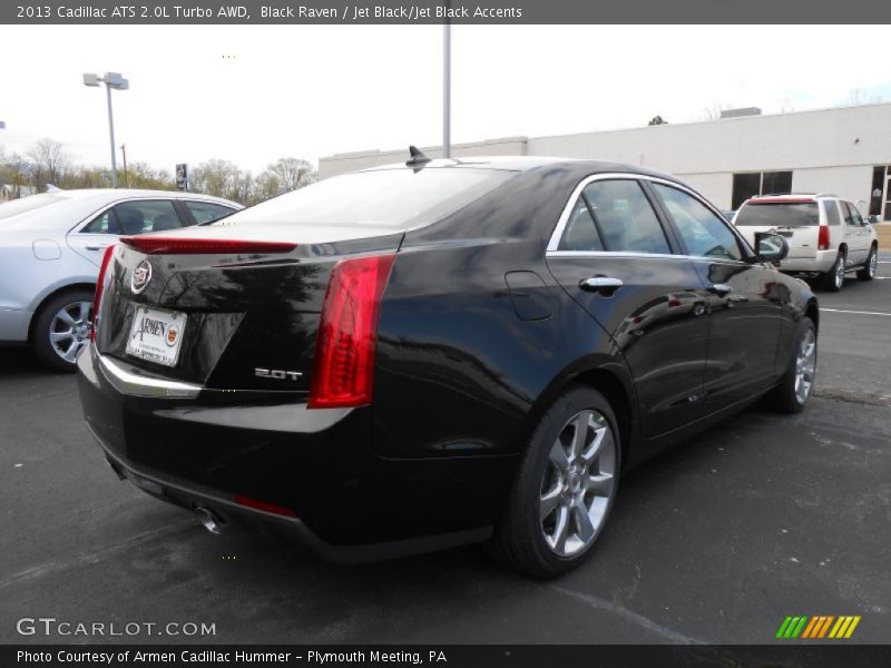 Black Raven / Jet Black/Jet Black Accents 2013 Cadillac ATS 2.0L Turbo AWD