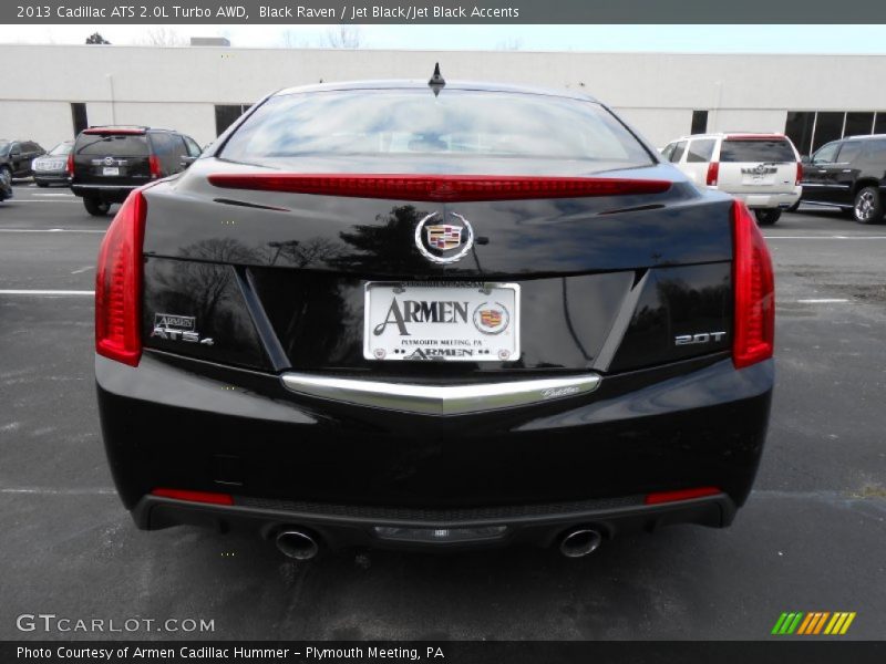 Black Raven / Jet Black/Jet Black Accents 2013 Cadillac ATS 2.0L Turbo AWD