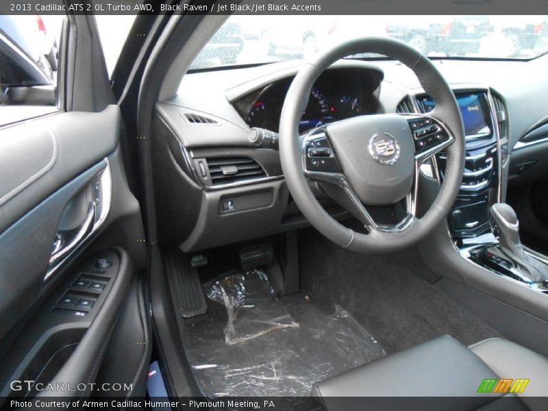 Black Raven / Jet Black/Jet Black Accents 2013 Cadillac ATS 2.0L Turbo AWD