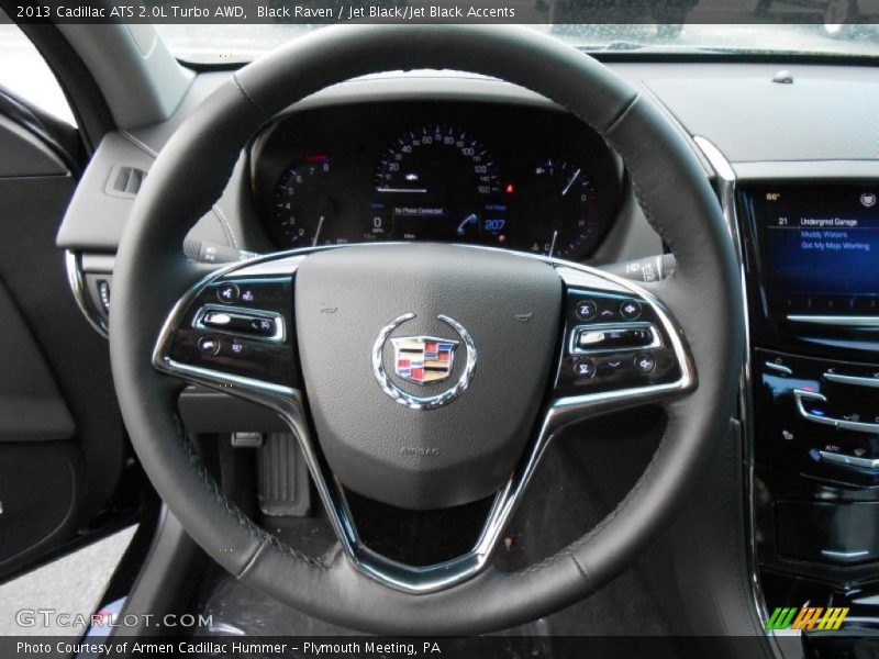 Black Raven / Jet Black/Jet Black Accents 2013 Cadillac ATS 2.0L Turbo AWD
