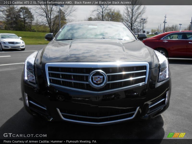Black Raven / Jet Black/Jet Black Accents 2013 Cadillac ATS 2.0L Turbo Performance AWD