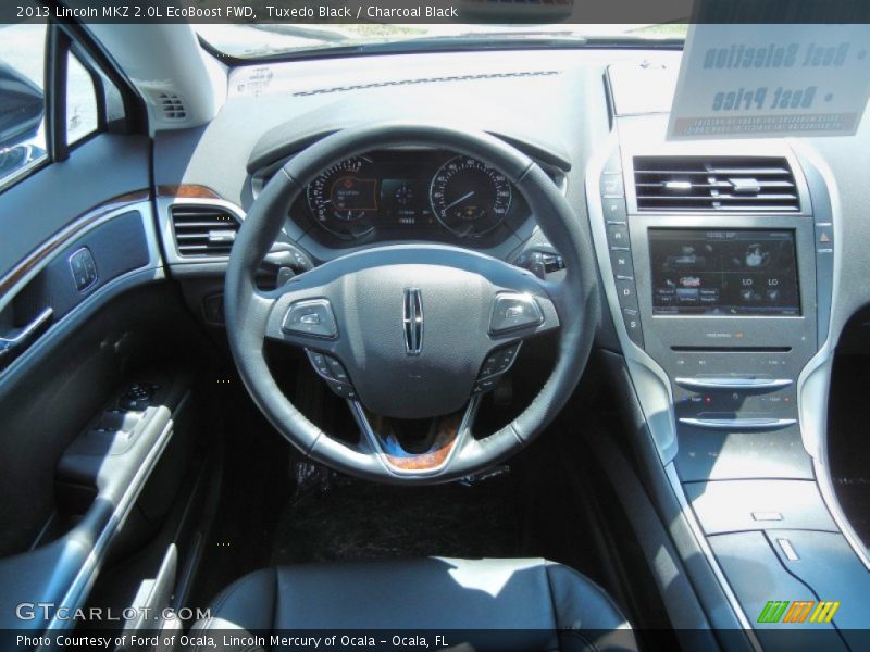 Tuxedo Black / Charcoal Black 2013 Lincoln MKZ 2.0L EcoBoost FWD
