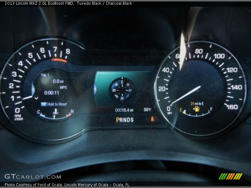 Tuxedo Black / Charcoal Black 2013 Lincoln MKZ 2.0L EcoBoost FWD