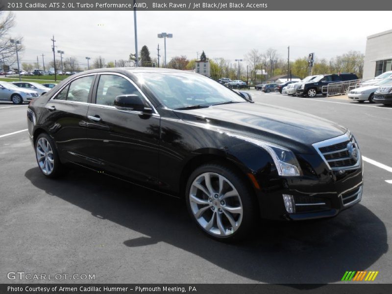 Black Raven / Jet Black/Jet Black Accents 2013 Cadillac ATS 2.0L Turbo Performance AWD