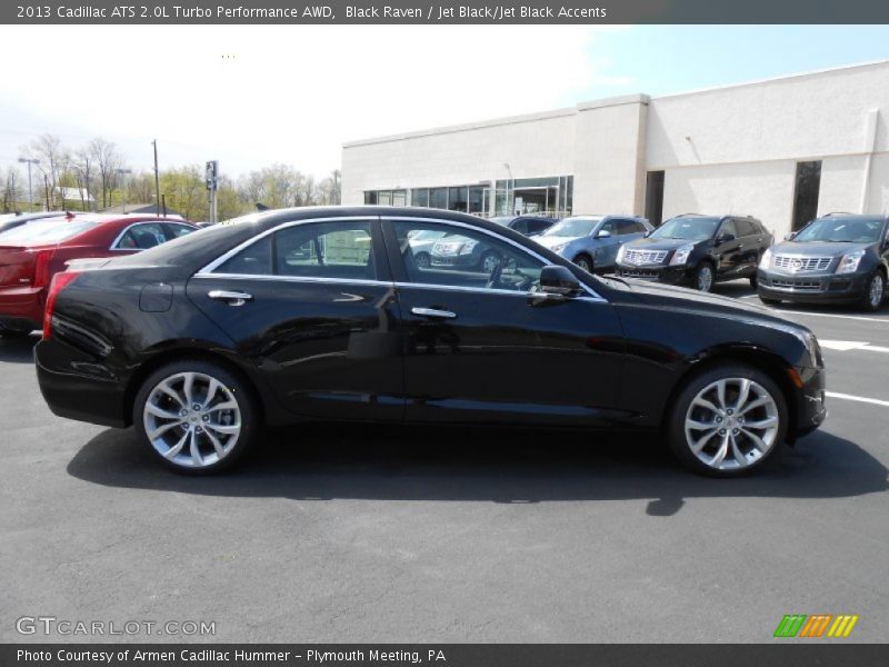 Black Raven / Jet Black/Jet Black Accents 2013 Cadillac ATS 2.0L Turbo Performance AWD