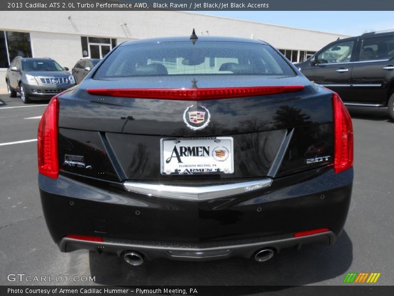 Black Raven / Jet Black/Jet Black Accents 2013 Cadillac ATS 2.0L Turbo Performance AWD