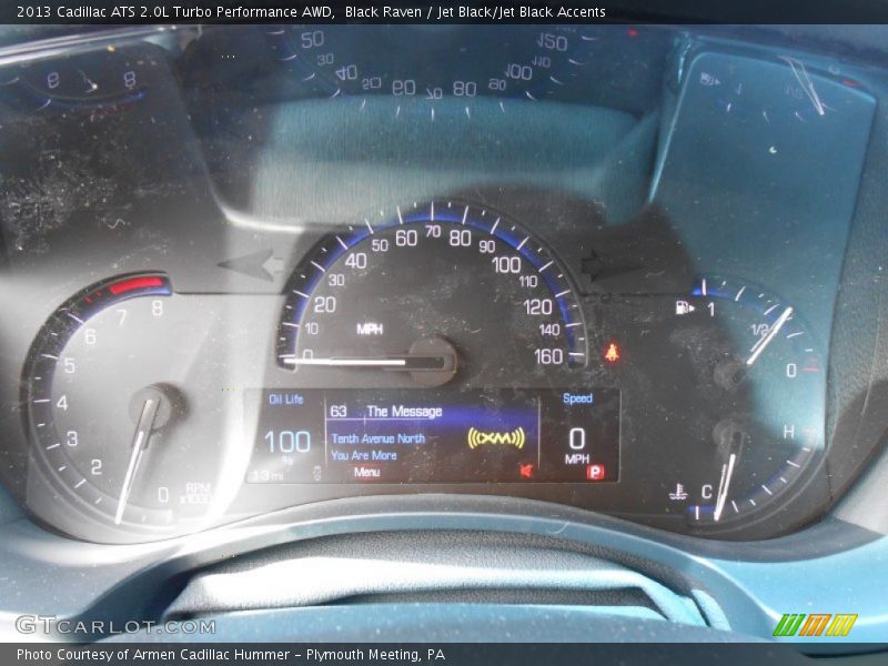 Black Raven / Jet Black/Jet Black Accents 2013 Cadillac ATS 2.0L Turbo Performance AWD