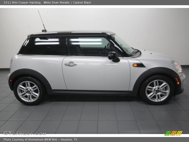 White Silver Metallic / Carbon Black 2011 Mini Cooper Hardtop