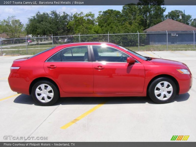 Barcelona Red Metallic / Bisque 2007 Toyota Camry LE
