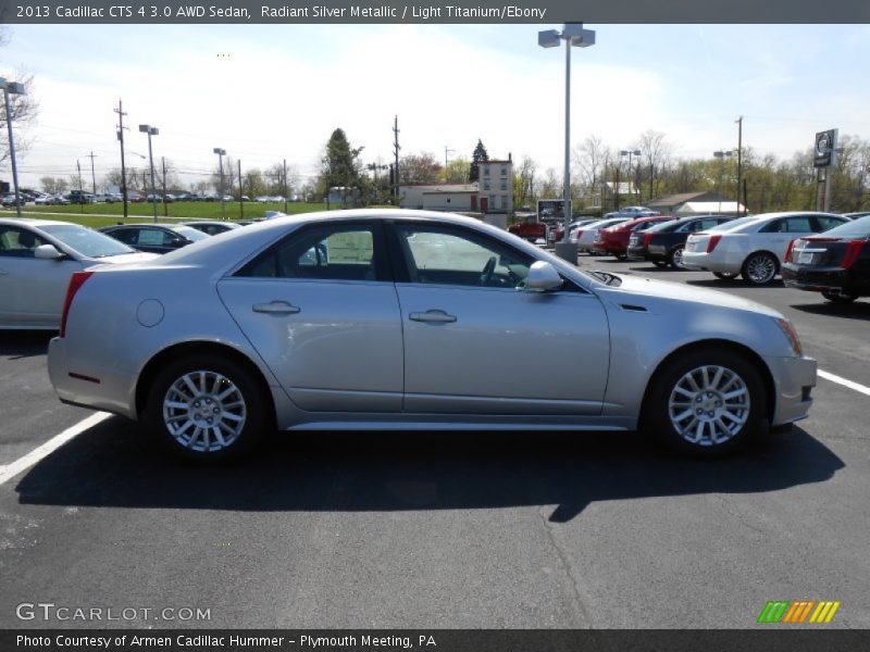 Radiant Silver Metallic / Light Titanium/Ebony 2013 Cadillac CTS 4 3.0 AWD Sedan