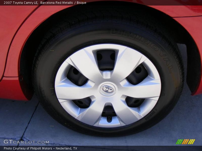 Barcelona Red Metallic / Bisque 2007 Toyota Camry LE