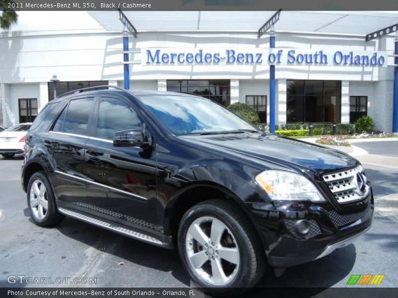 Black / Cashmere 2011 Mercedes-Benz ML 350