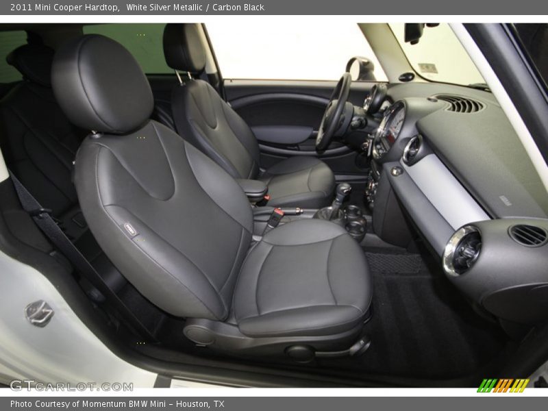 White Silver Metallic / Carbon Black 2011 Mini Cooper Hardtop