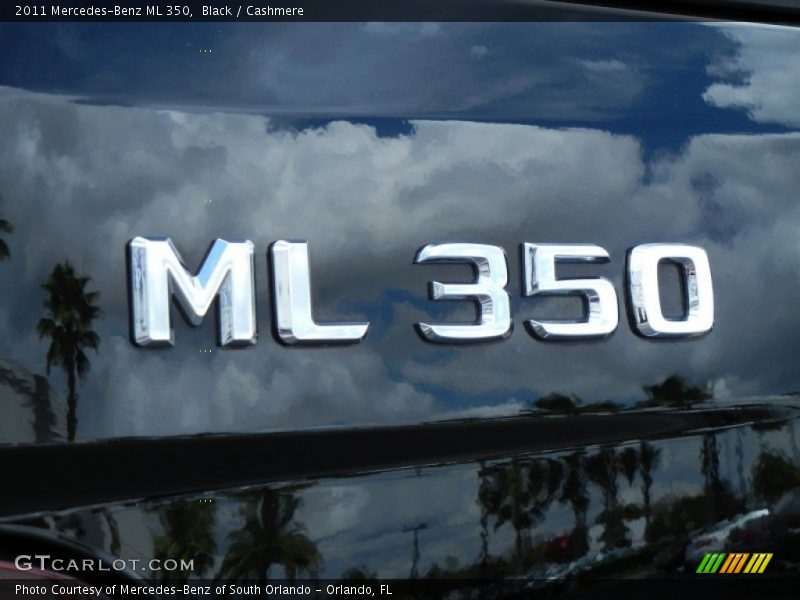 Black / Cashmere 2011 Mercedes-Benz ML 350