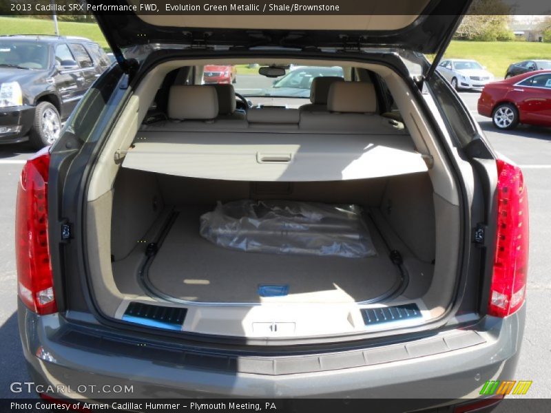 Evolution Green Metallic / Shale/Brownstone 2013 Cadillac SRX Performance FWD