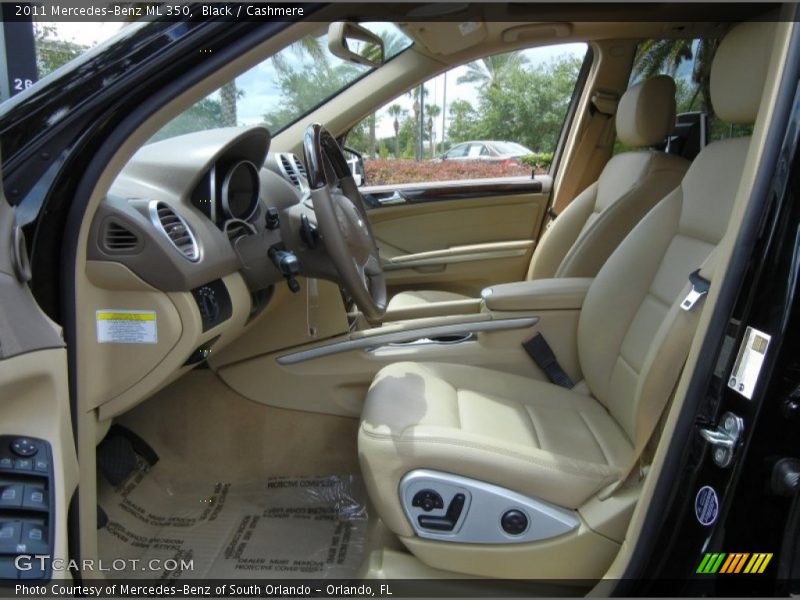 Black / Cashmere 2011 Mercedes-Benz ML 350