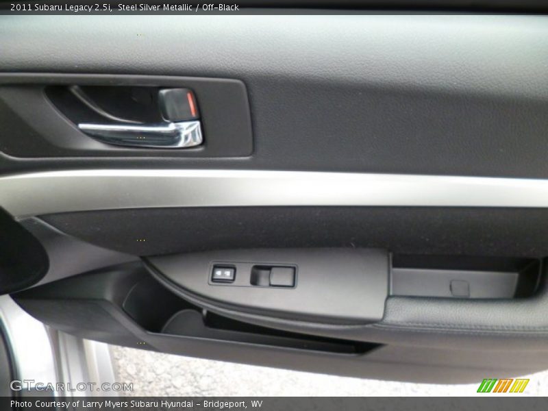 Steel Silver Metallic / Off-Black 2011 Subaru Legacy 2.5i